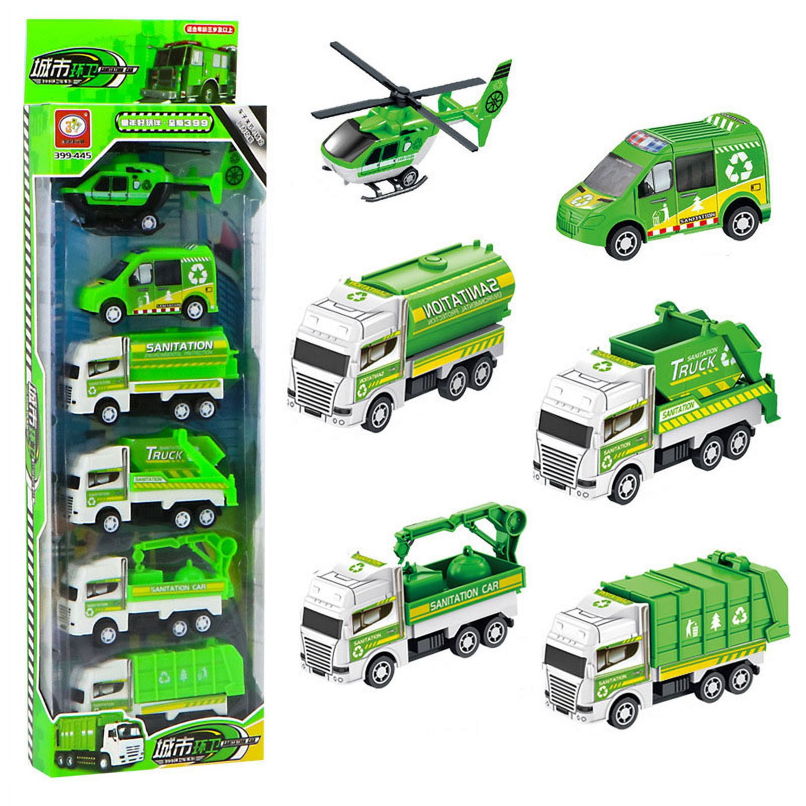 Toy Cars Set of 6, Construction Toys for 3+ Years Old Boys Girls Kids