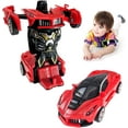 thumbnail image 1 of Toy Cars for 2-7 Year Old Boys, Transforming Toys Cars for 3 Year Old Boys and Toddlers, Robot Cars Toys for 4 Year Old, 1 of 7