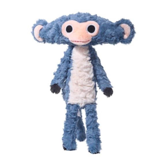 Toy Category Toy Long Standing Sitting Dewar Monkey Stuffed Animal for Home and Comfort Soft Filling for Indoor Use, 14.96 inch, Blue