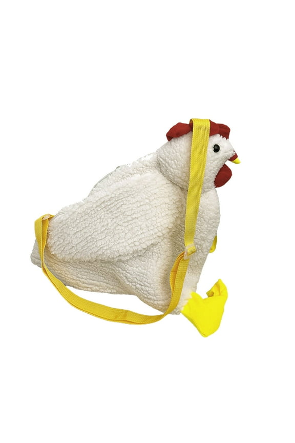 Toy Chicken Purse Handbag for Women Cute Hen Bag Fashionable Body Bag Unique Poultry Accessory Animal Themed Clutch