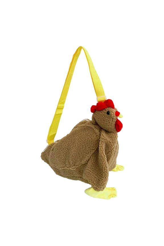 Toy Chicken Purse Hen Bag Handbag for Women Cute Animal Bag Unique Fashion Accessory Novelty Clutch