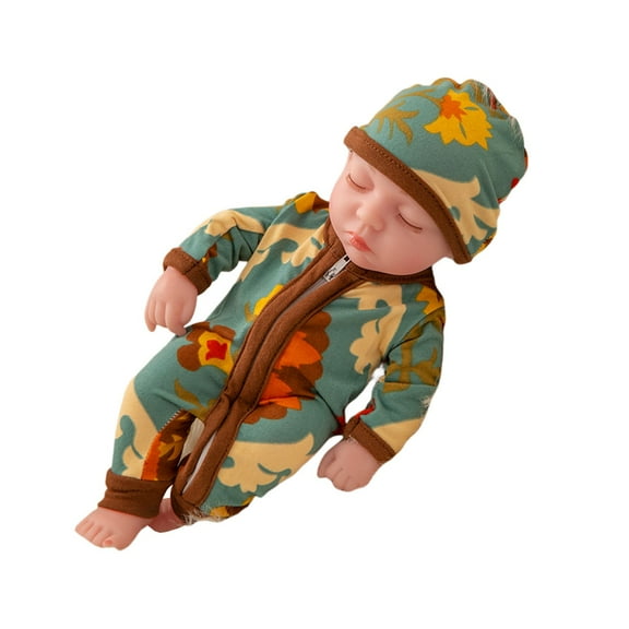 Soft Vinyl Baby Doll with Realistic Features, 12.2In Huggable Rubber Dolls Toys Toddler Toy for Girls Boys, Safe Baby Doll Toys For Boys And Girls Gifts Room Decor