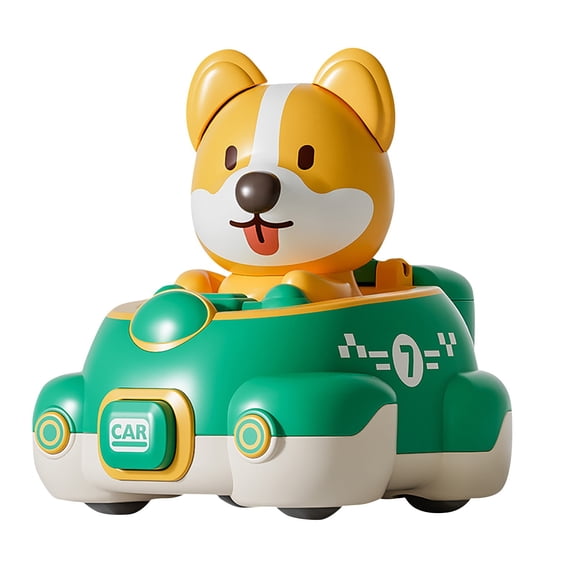 Toy Collision Car, Creative Candy Bumper Car, Push and Go, Holiday Gift for Teens, Green