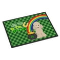 thumbnail image 1 of Toy Cream Poodle St. Patrick's Day Indoor or Outdoor Mat 24x36 36 in x 24 in, 1 of 5