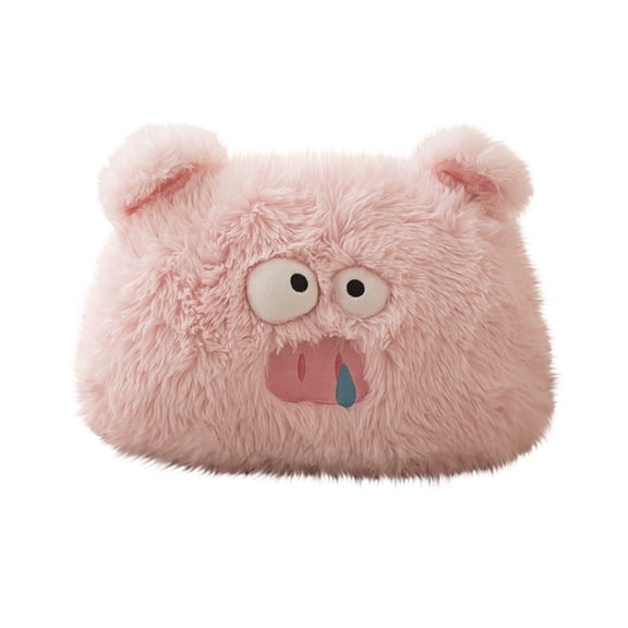 Toy Cute Animal Head Pillow Soft Comfortable Home Stuffed Animal Pillow for Kids Adults
