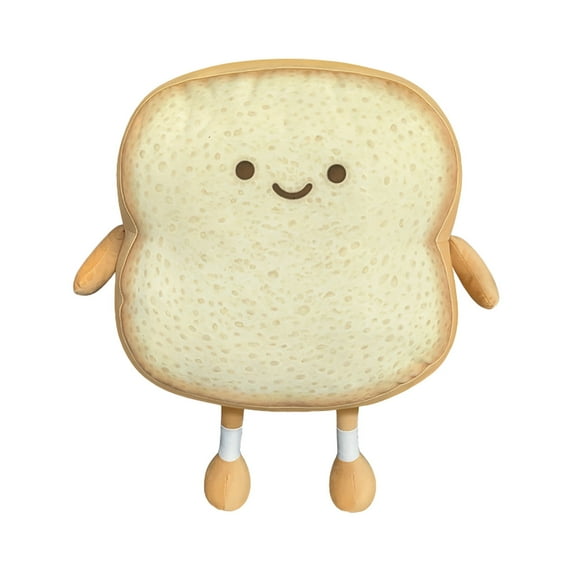 Toy Cute Emotions Bread Pillow Cartoon Doll Cushion for Bed Sleep Sofa