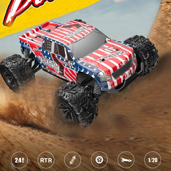 Toy Deals Vsontor 1:20 Remote Control High-Speed Car Off-Road Fall-Resistant 2.4G Drift Climbing Car R/C Car Toys Red