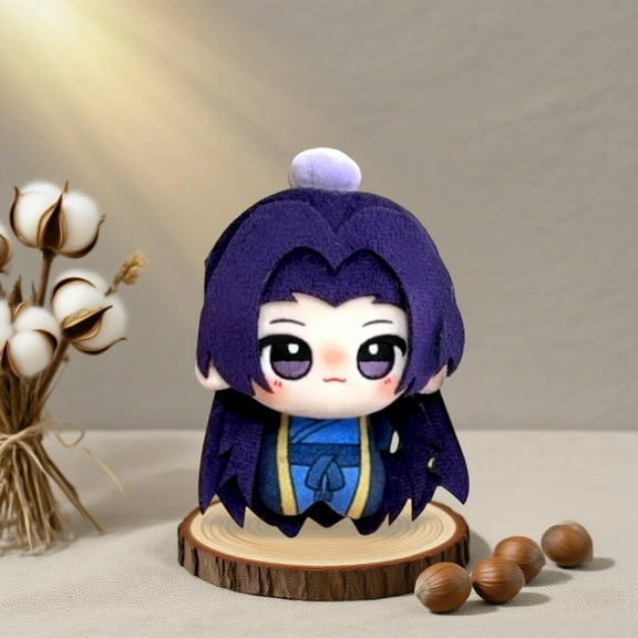 Toy Diaries 39 Inch Anime Character Stuffed Figure For Home And Manga Enthusiasts(Purple-Jinshi-10Cm)