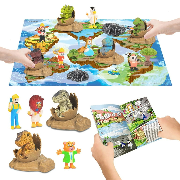 Dinosaur volcano best sale playset