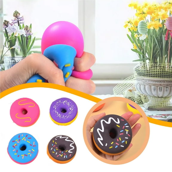 Toy Donut Decompression Sensory Toy Ideal for Birthday Party Photo Prop Display