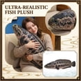 thumbnail image 1 of Fish Plush, Toy Fish, 16 In, Faux Fabric, Fish Stuffed Animal, Kids Toy, Fish Decor, Striped Pattern, 1 Pc, 1 of 6