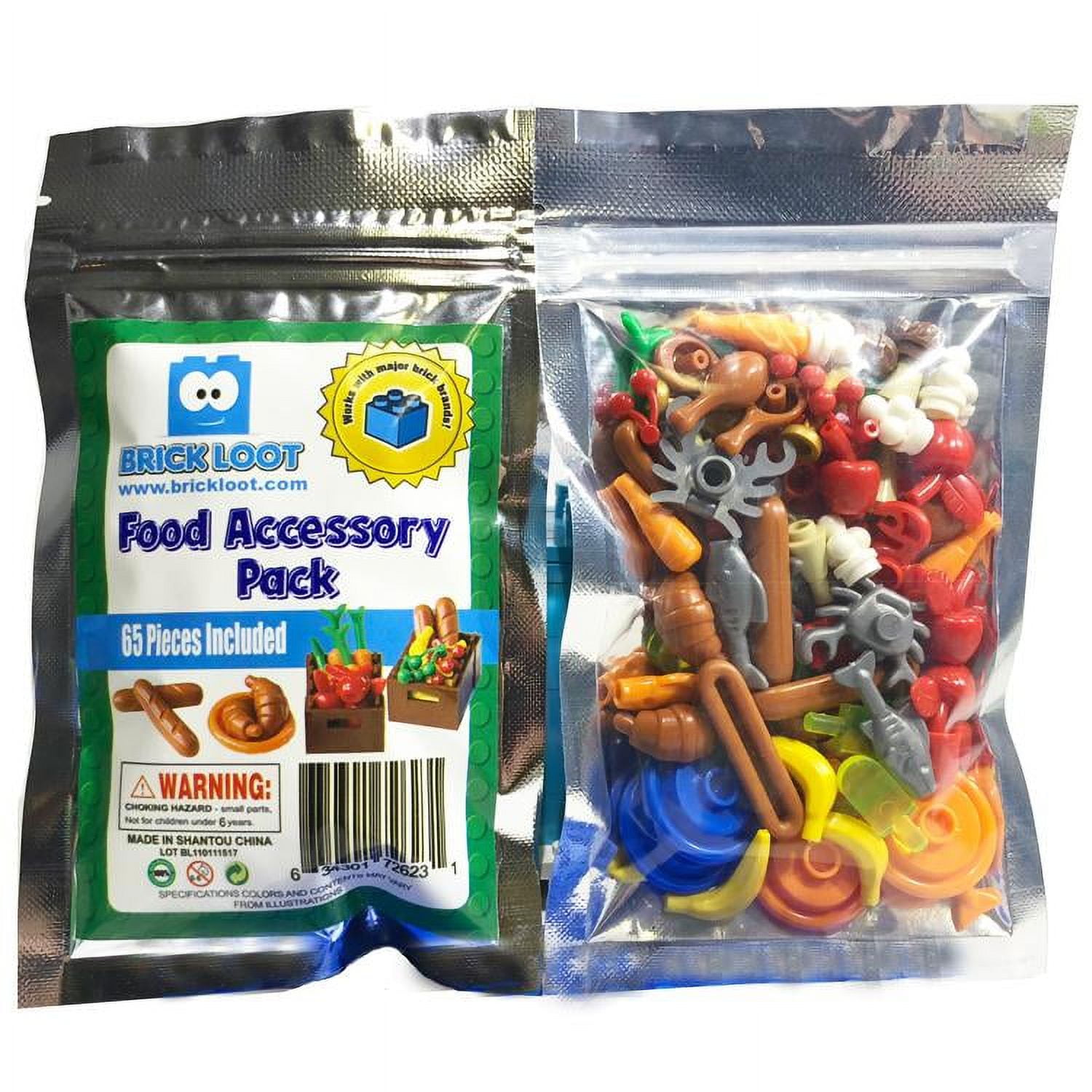 Toy Food Accessory Pack BL 110 Major Brand Brick Compatible Walmart