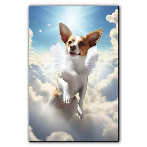 Toy Fox Terrier Dog Memorial Gifts for Loss of Dog, Pet Memorial Gifts, Sympathy Gifts for Loss of Dog, Pet Remembrance Gift, Dog Picture Frame, Pet Loss Gifts, canvas wall art