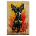thumbnail image 1 of Toy Fox Terrier Dog Wall Art Toy Fox Terrier Picture Poster Print Funny Colorful Animal Pop Artwork for Living Room Bedroom Bathroom Home Decor, 1 of 6