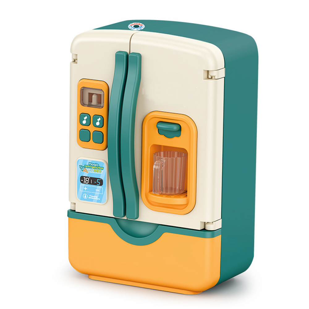 Toy Fridge,39 Piece Pretend Play Appliance for Kids, Play Kitchen Set