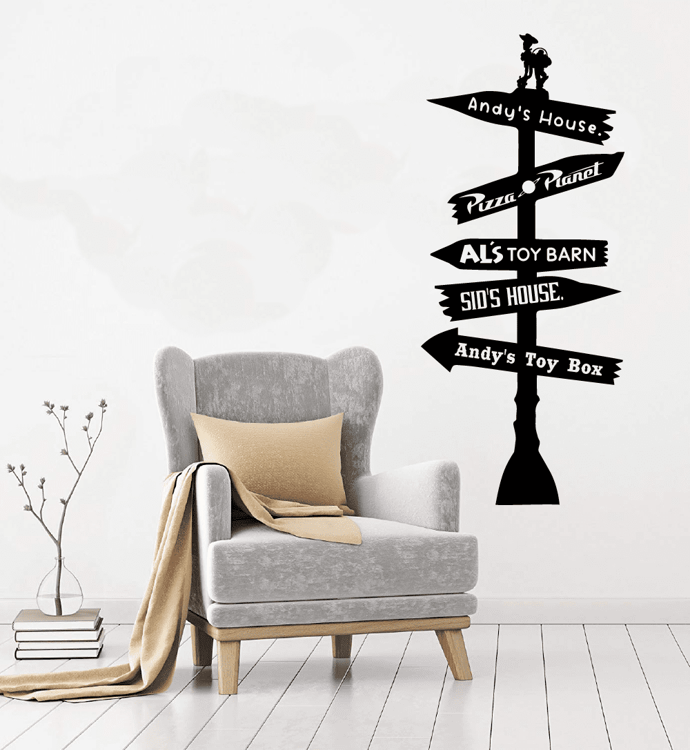 Jumanji Pathway Map Wall Decal - Large 40x24 Inch Vinyl Sticker For Kids' Bedroom, Nursery Decor