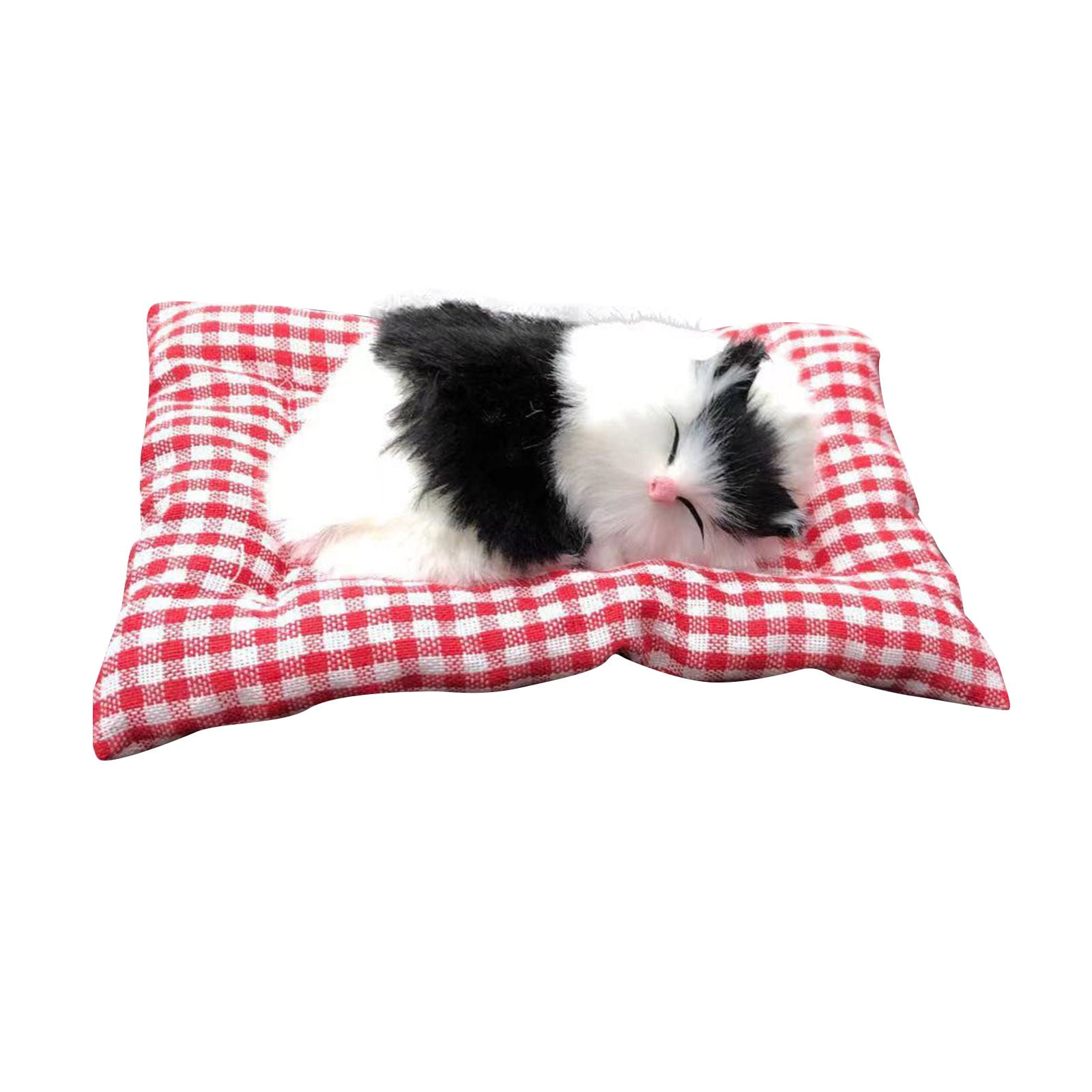 Toy Funny Cat Sleeping Doll Mini Toy with Meowing Sounds Cute Kitty for ...