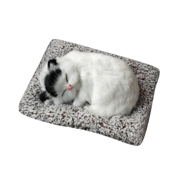 Toy Funny Sleeping Cat In Mattress with Meows Sounds Cute Kitty Toy for Kids - Mini Cat Toy for Boys and Girls