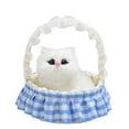 thumbnail image 1 of Toy Funny Toys Cat In The Lace Hanging Doll Mini Cat With Meows Sounds Cute Kitty Toy For Kids Boys Girls, 1 of 9