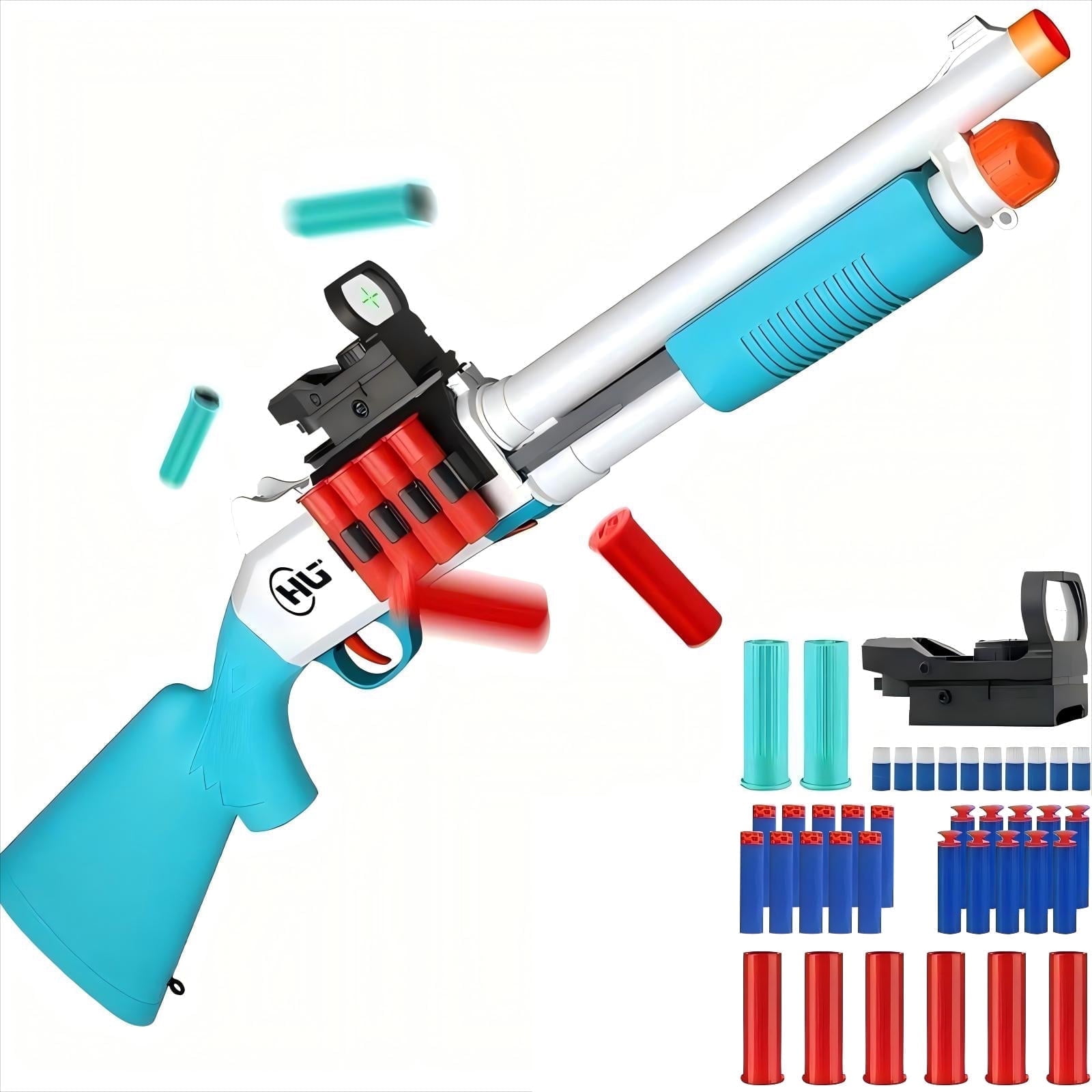 Toy Gun Models Foam Dart Blasters 30-inch Soft Bullets Shell Ejecting Design for Indoor and Outdoor Play 14+ Years