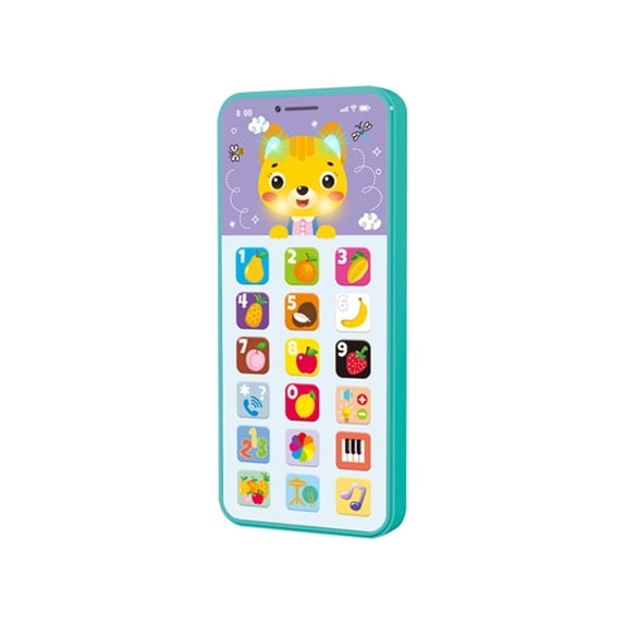 Toy Learning Play Cell Phone with Muti Functions and LED Lights - Interactive Toy for Toddler Preschool Learning and Education