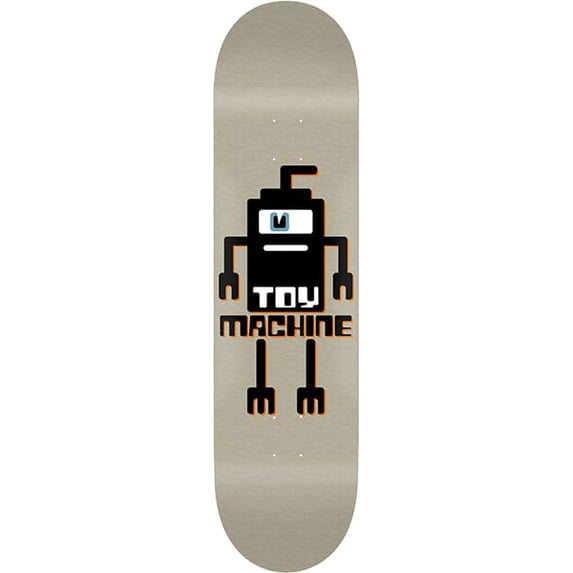 Toy Machine Binary Sect Deck 8.25 Black - Assembled AS Complete Skateboard