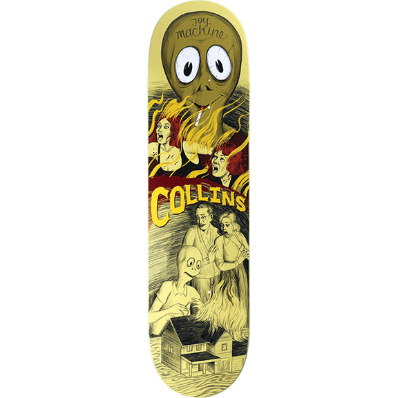 Toy Machine Collins Horror Show Skateboard Deck 8.13