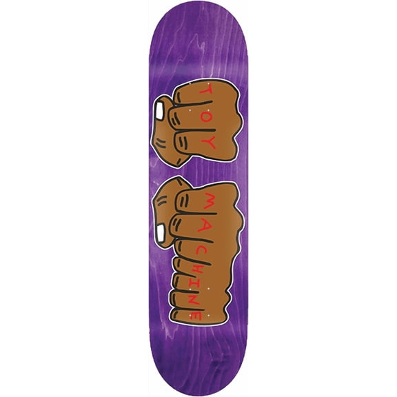 Toy Machine Fists Assorted Stains Skateboard Deck - 7.75" (Deck Only)