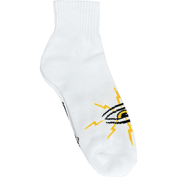 Toy Machine Lightening Eye Ankle Socks White 1Pr