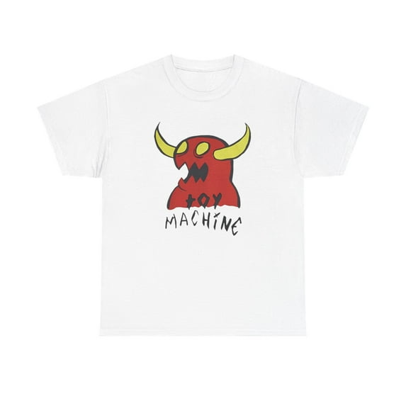 Toy Machine Monster Sketch Vintage Skate T Shirt Design - White / XL