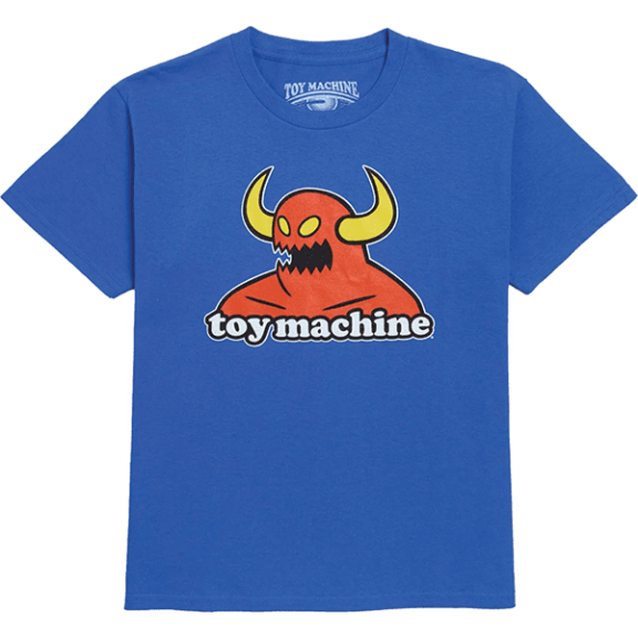 Toy Machine Monster Youth Short Sleeve Blue - Youth M