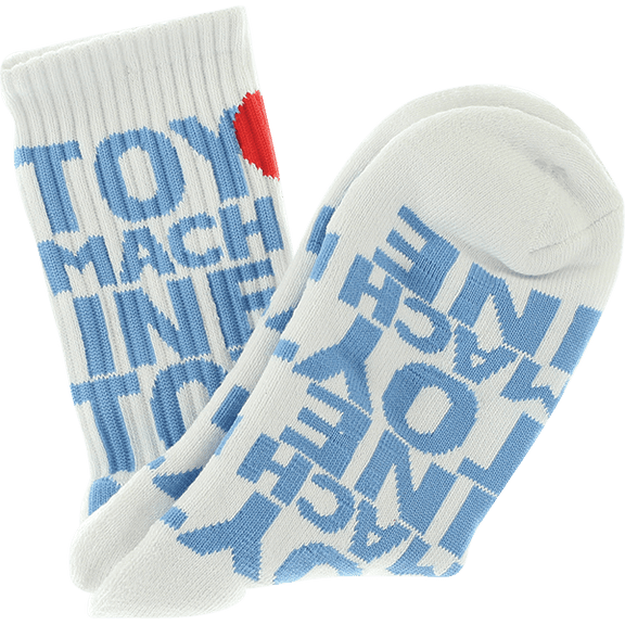 Toy Machine New Blood Crew Socks White 1Pr