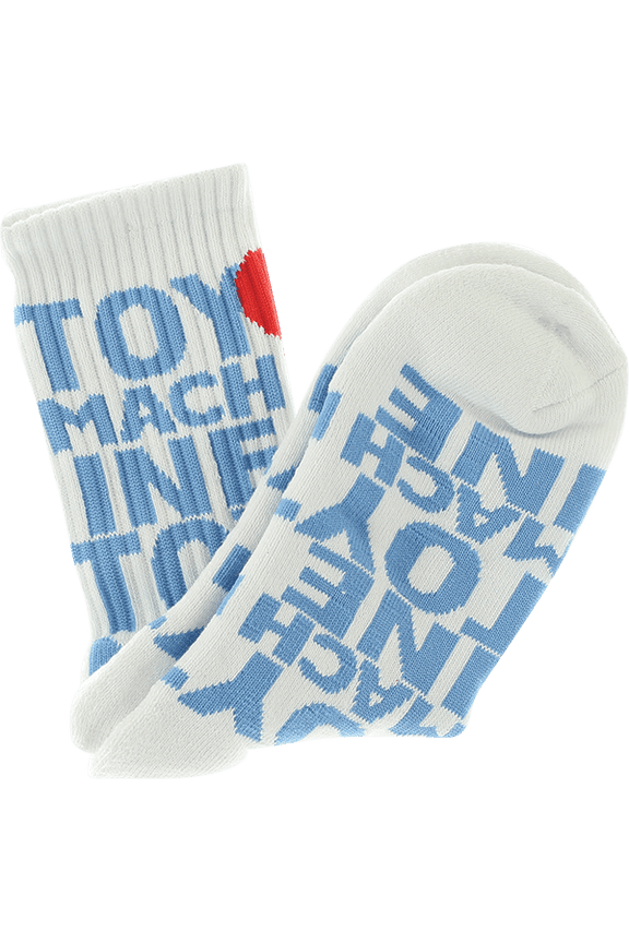 New Blood Crew Socks White 1Pr