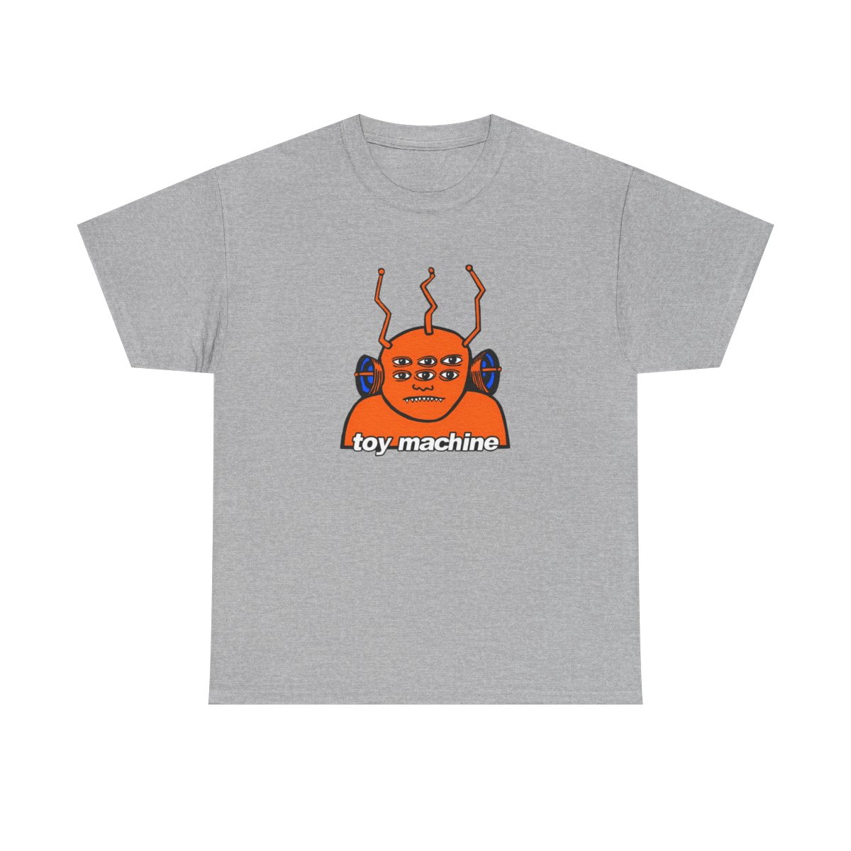 Toy Machine Orange Funky Alien Vintage Skateboarding T Shirt