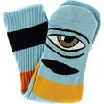 thumbnail image 1 of Toy Machine Sect Eye Big Stripe Socks Baby Blue OneSize, 1 of 1