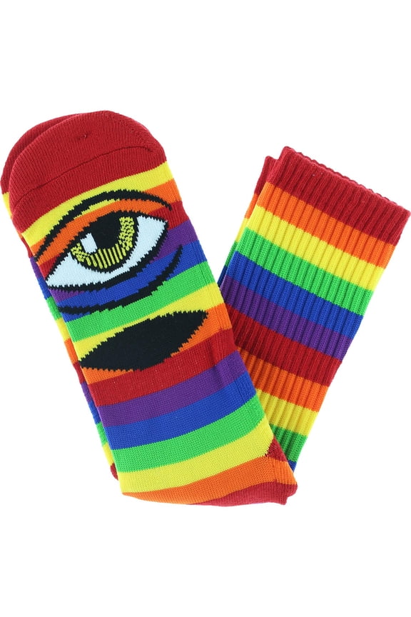 Sect Eye Rainbow Crew Socks 1 Pair