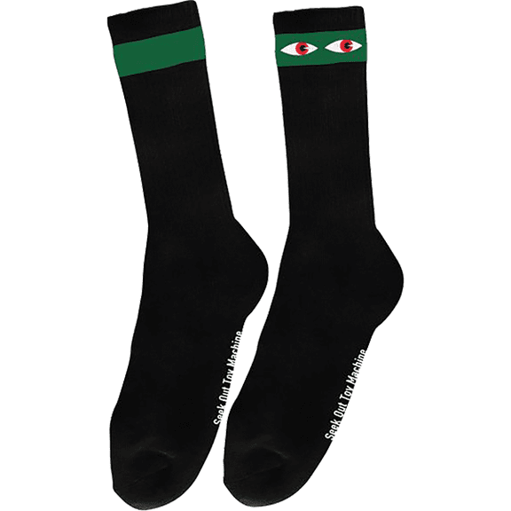 Toy Machine Seek Crew Socks Black 1Pr