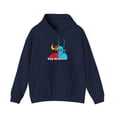 thumbnail image 1 of Toy Machine Two Face Alien Vintage Skateboarding Hoodie Design - 4XL / Navy, 1 of 4
