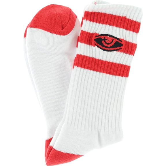 Toy Machine Watching Crew Socks Red 1 Pair
