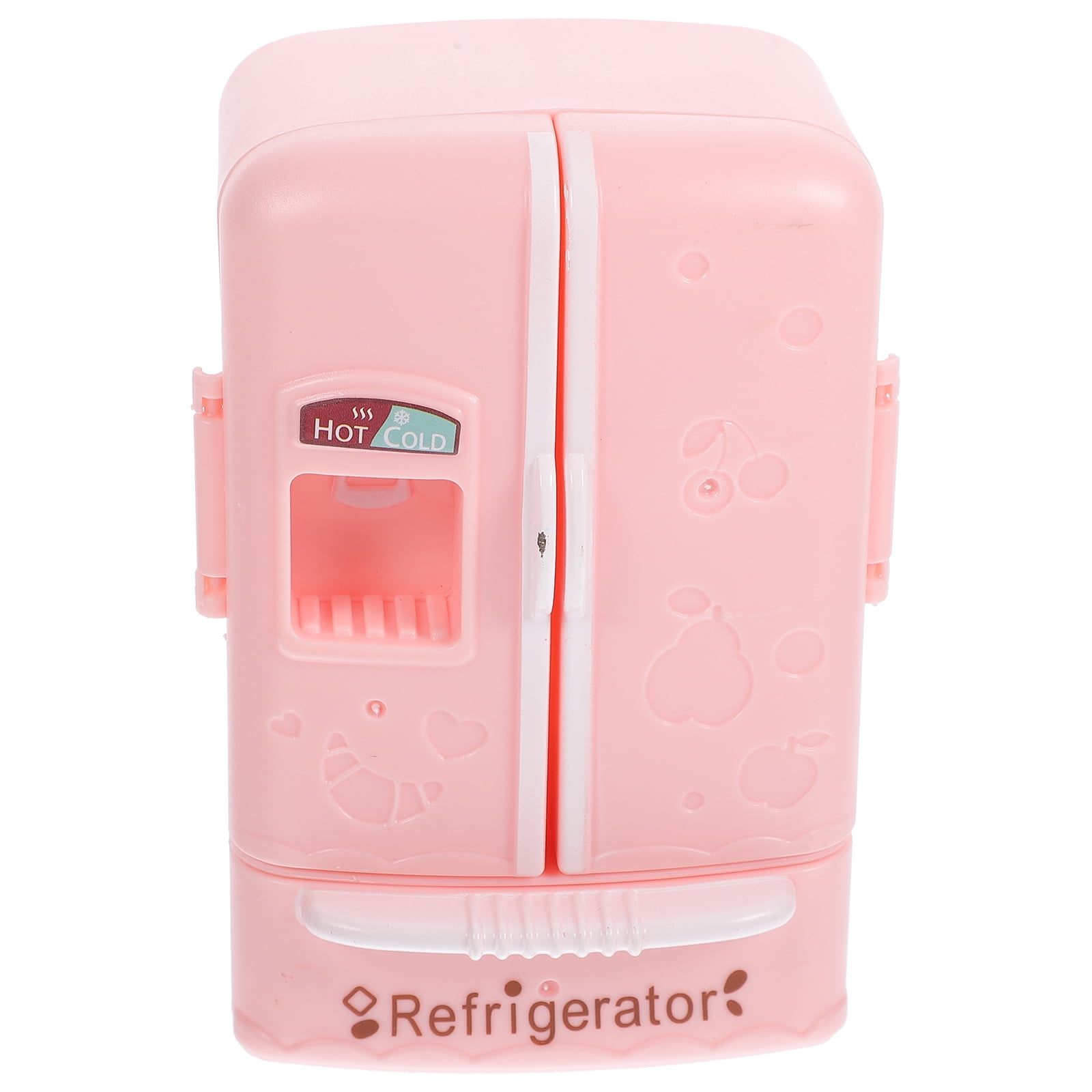 Toy Mini Fridge Doll House Simulation Doubleopen Refrigerator
