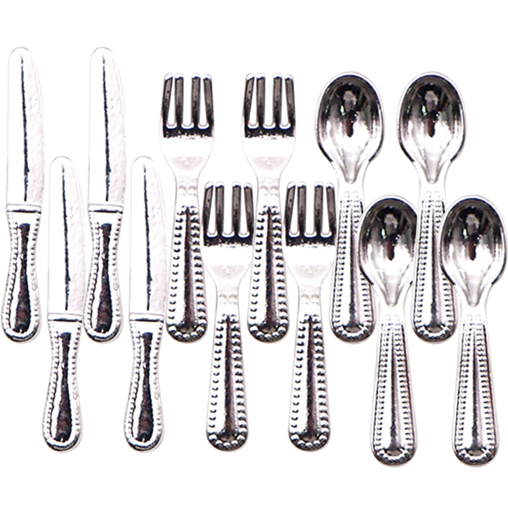 Toy Miniature Items Kids Educational Landscape Ornament Doll Flatware