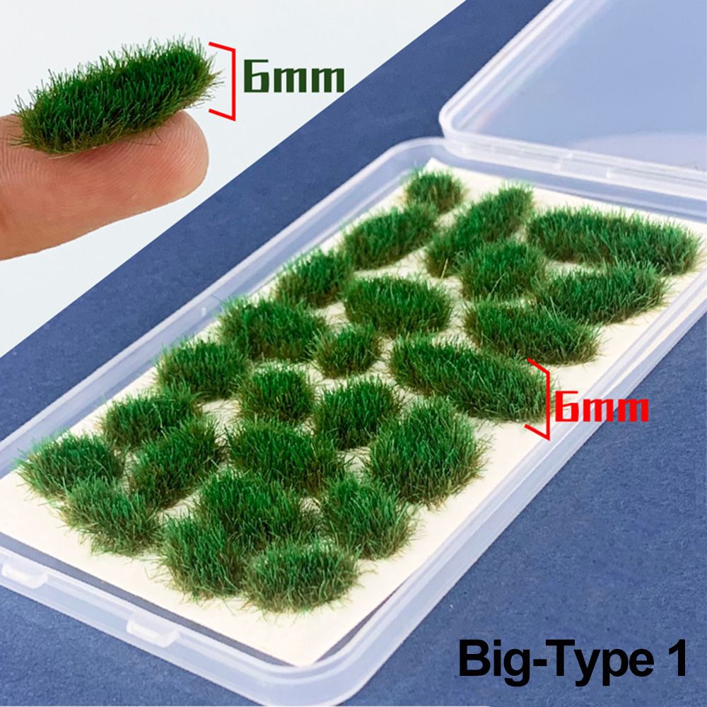 Tiardey Set Herbe Fleurie Pour Maquette - 28 Touffes Blanc Pour Décoration Paysage Miniature