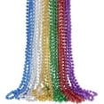 thumbnail image 1 of Toy Necklaces for Kids,Multicolor Bead Necklaces,Plastic Mardi Gras Beads Necklaces,Festival Parade Throw Accessories,Holiday Theme Dress Up Props,for Christmas Party Parade Throws 24PCS, 1 of 7