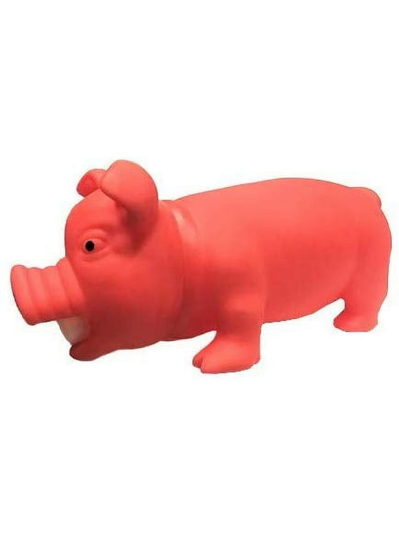 Toy Noise Maker By Animolds Squeeze Me Piggie Great For Kids Boys Girls (Red)