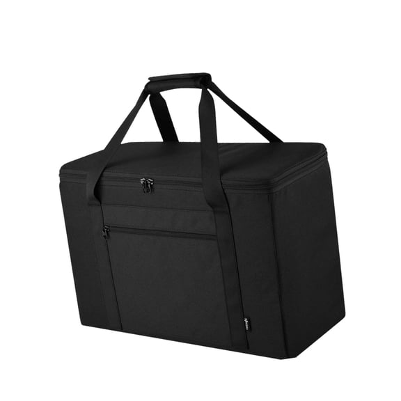 Toy Organizer Tote Bag Large Capacity Foldable with Padded Handle for Big Building Blocks and Playroom Tidying