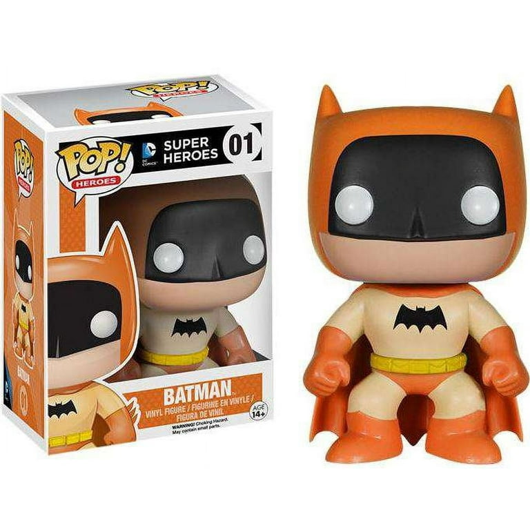 Batman Funko Pop Batman Chrome Orange Toy POP Vinyl Figure Batman