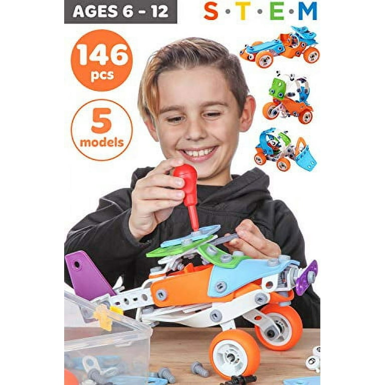 Toy Pal CTIM Juguetes para niños de 6 a 8 años | Juego de construcción de  ingeniería 7 en 1 | Kit de construcción educativa para niños de 6 a 12 años