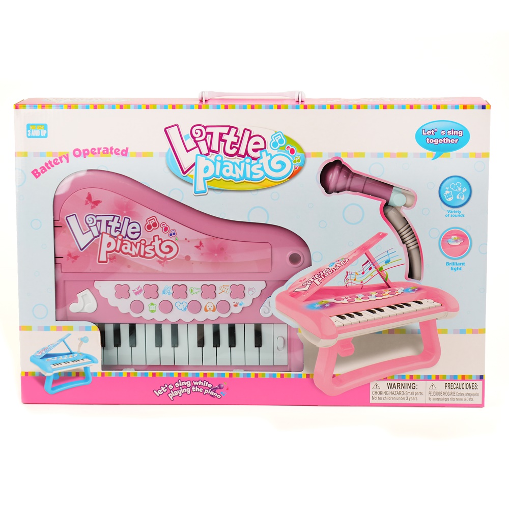 Toy Piano for Toddler Girls – Cute Piano for Kids with Built-in Microphone & Music Modes - Best Birthday Gifts for 3 4 5 Year Old Girls – Educational Keyboard Musical Instrument Toys