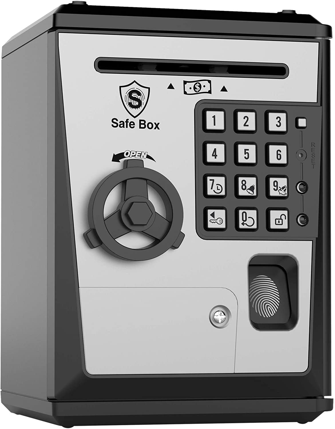 Toy Piggy Bank Safe Box Fingerprint ATM Bank ATM Machine Money Coin ...