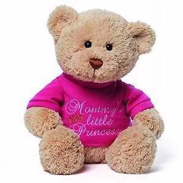 Toy-Plush-Mommy's Lil Princess Bear-Pink T-Shirt (12")